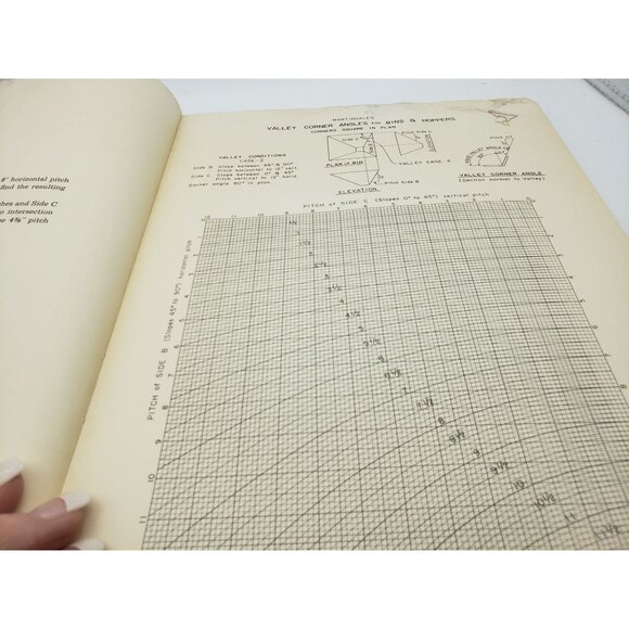 Martindales Bevel Angles Book Bins Towers Hip and Valley Roofs Book RARE OOP - Picture 8 of 15